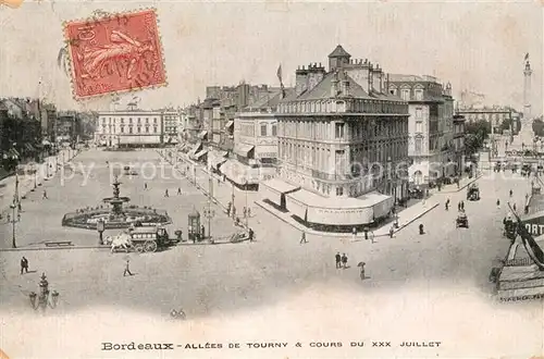 Bordeaux Allees de Tourny et Cours du XXX Juillet Bordeaux