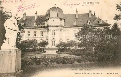 Toul_Meurthe et Moselle_Lothringen Jardin de l Hotel de Ville Statue Monument Toul_Meurthe et Moselle
