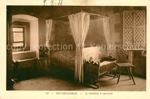 Haut Koenigsbourg_Hohkoenigsburg Chateau Chambre a coucher Haut Koenigsbourg