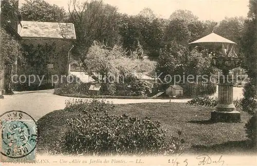 Le_Mans_Sarthe Allee au Jardin des Plantes Le_Mans_Sarthe