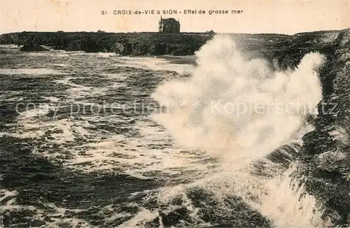 Croix_de_Vie_Vendee Effet de grosse mer Croix_de_Vie_Vendee