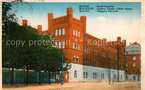 Mayence Caserne Neutor Neutorkaserne Mayence