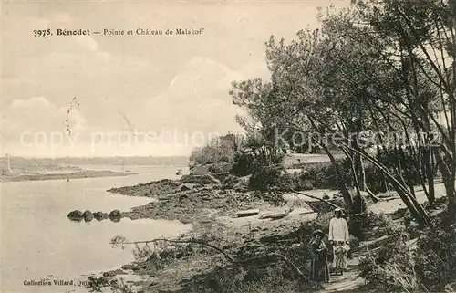 Benodet Pointe et Chateau de Malakoff  Benodet