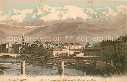 Grenoble Isere Chaine des Alpes Grenoble