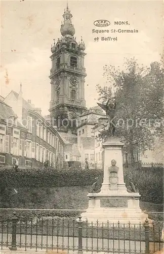Mons_Belgien Square St Germain Beffroi Mons Belgien