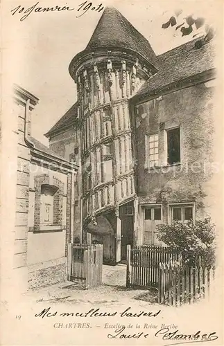 Chartres_Eure_et_Loir Escalier de la Reine Berthe Chartres_Eure_et_Loir