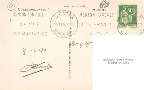 Menton_Alpes_Maritimes Acacias  Menton_Alpes_Maritimes