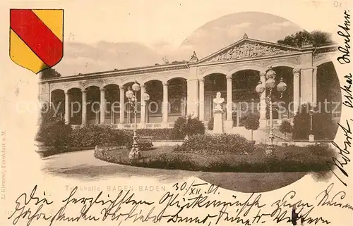 Baden Baden Trinkhalle  Baden Baden