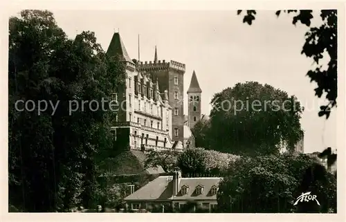 Pau Chateau vu du Parc Pau