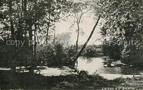 Saint Quentin_Aisne Partie am Wasser Saint Quentin Aisne