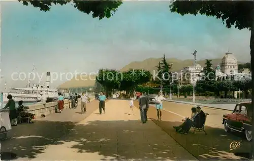 Evian les Bains_Haute_Savoie Quai Baron de Blonay Evian les Bains_Haute