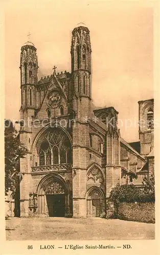 Laon_Aisne Eglsie Saint Martin Laon_Aisne