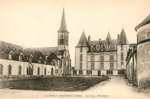 Aubigny_Allier Reray Cour d`Honneur Aubigny Allier