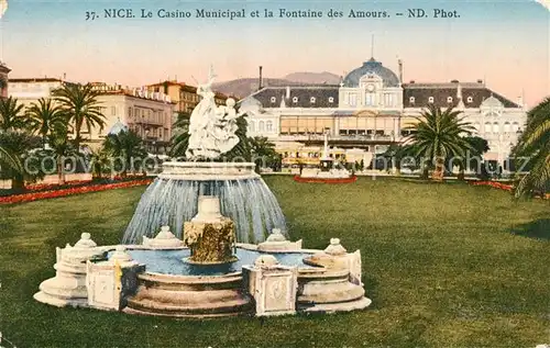 Nice_Alpes_Maritimes Casino Municipal et Fontaine des Amours Nice_Alpes_Maritimes