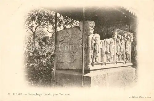 Tipaza Sarcophage romain parc Tremaux Tipaza
