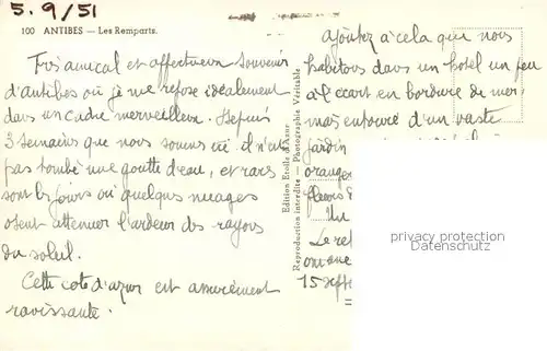 Antibes_Alpes_Maritimes Les Remparts Antibes_Alpes_Maritimes