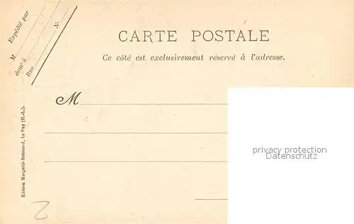 Le_Puy en Velay Le Porche Grateloup large et sombre voute donnant acces sur la Place du Seminaire Le_Puy en Velay