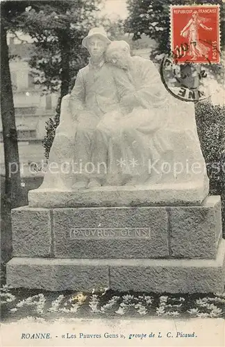 Roanne_Loire Les Pauvres Gens  Roanne Loire