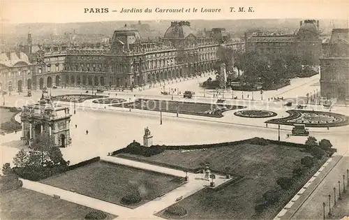 Paris Jardins du Carrousel et le Louvre Paris