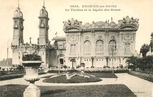 Enghien les Bains Theatre et Jardin des Roses Enghien les Bains