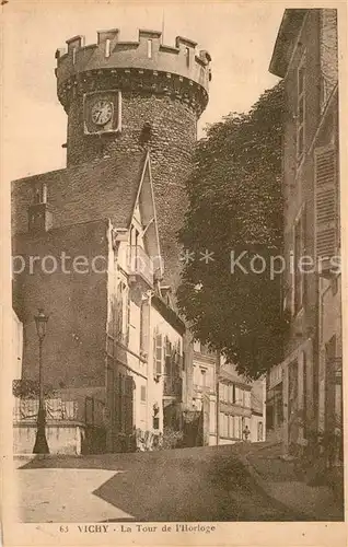 Vichy_Allier Tour de l Horloge Vichy Allier