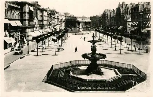 Bordeaux Les Allees de Tourny Fontaine Monument Bordeaux