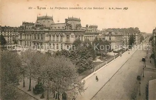 Lyon_France La Prefecture Rue Servient Lyon France