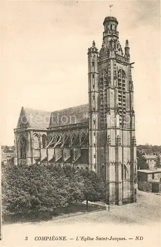 Compiegne_Oise Eglise Saint Jacques Compiegne Oise