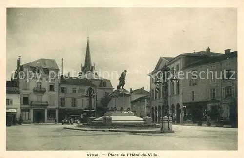 Vittel Place de l Hotel de Ville Monument Statue Vittel