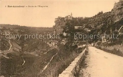 Rocamadour Route de l Hospitalet Rocamadour