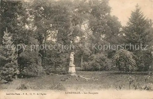 Luneville Les Bosquets Statue Monument Luneville