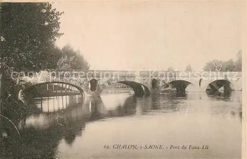 Chalon sur Saone Pont du Faux Lit Chalon sur Saone