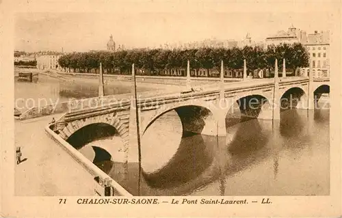 Chalon sur Saone Pont Saint Laurent Chalon sur Saone