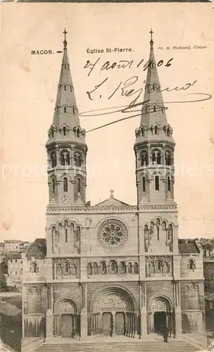 Macon_Saone et Loire Eglise Saint Pierre Macon Saone et Loire