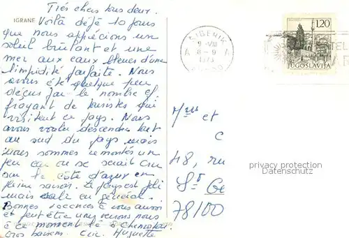 Igrane Kuestenpanorama Strand Igrane