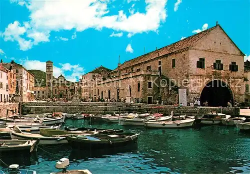 Hvar Partie am Hafen Hvar