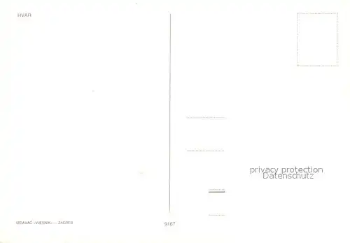 Hvar Partie am Hafen Hvar