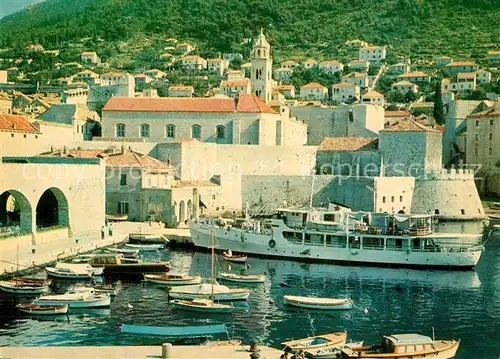 Dubrovnik_Ragusa Stara luka Alter Hafen Faehre Dubrovnik Ragusa