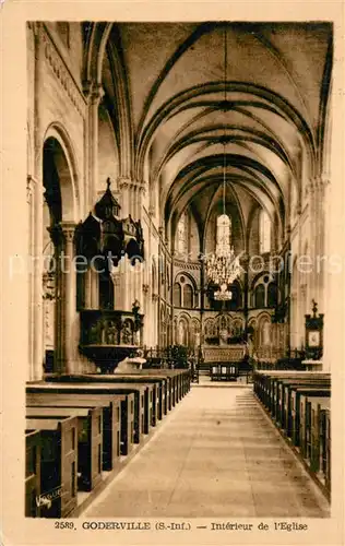 Goderville Interieur de l Eglise Goderville