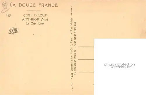 Antheor Le Cap Roux Antheor