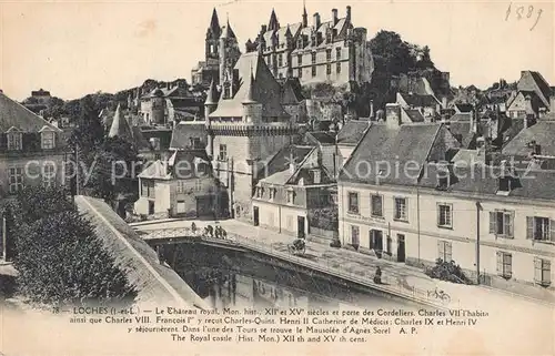 Loches_Indre_et_Loire Le Chateau royal Loches_Indre_et_Loire