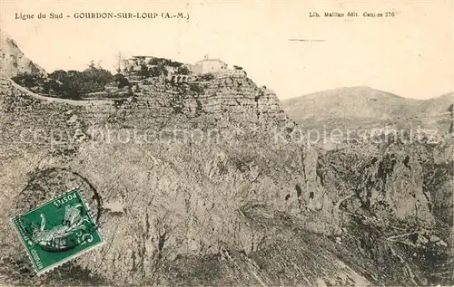 Gourdon_Alpes Maritimes Ligne du Sud Gourdon Alpes Maritimes