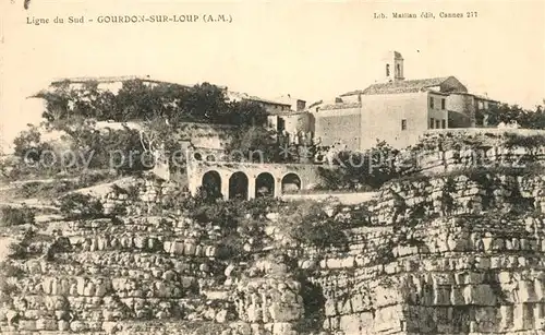 Gourdon_Alpes Maritimes Ligne du Sud Gourdon Alpes Maritimes