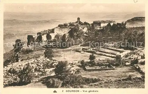 Gourdon_Alpes Maritimes Vue generale Gourdon Alpes Maritimes