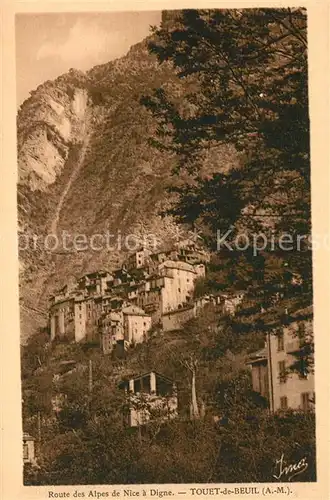 Touet_de_Beuil Route des Alpes de Nice a Digne Touet_de_Beuil