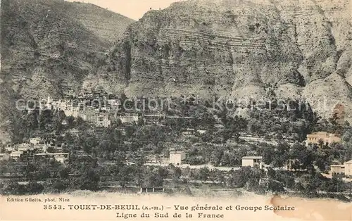 Touet_de_Beuil Vue generale et Groupe Scolaire Touet_de_Beuil