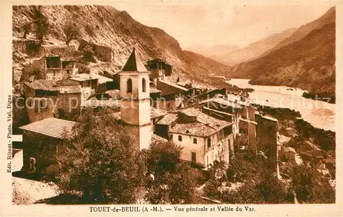 Touet_de_Beuil Vue generale et Vallee du Var Touet_de_Beuil