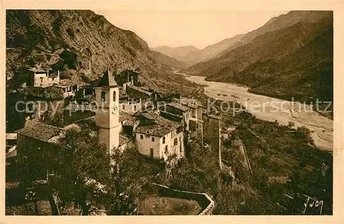 Touet sur Var Vue generale et Vallee du Var Touet sur Var