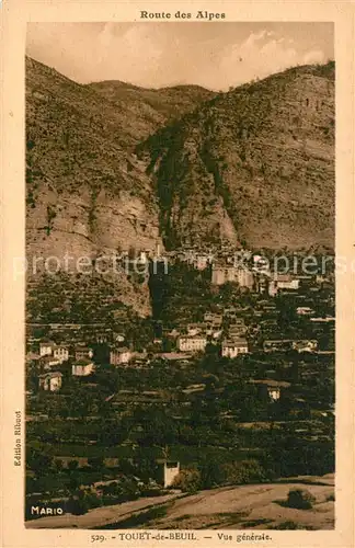 Touet_de_Beuil Route des Alpes Vue generale Touet_de_Beuil