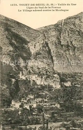 Touet_de_Beuil Valee du Var Le Village adosse contre la Montagne Touet_de_Beuil